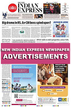 New Indian Express Newspaper Ads